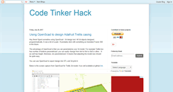 Desktop Screenshot of codetinkerhack.com